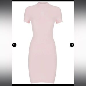 Alexander Wang Logo-Patch Bodycon Dress